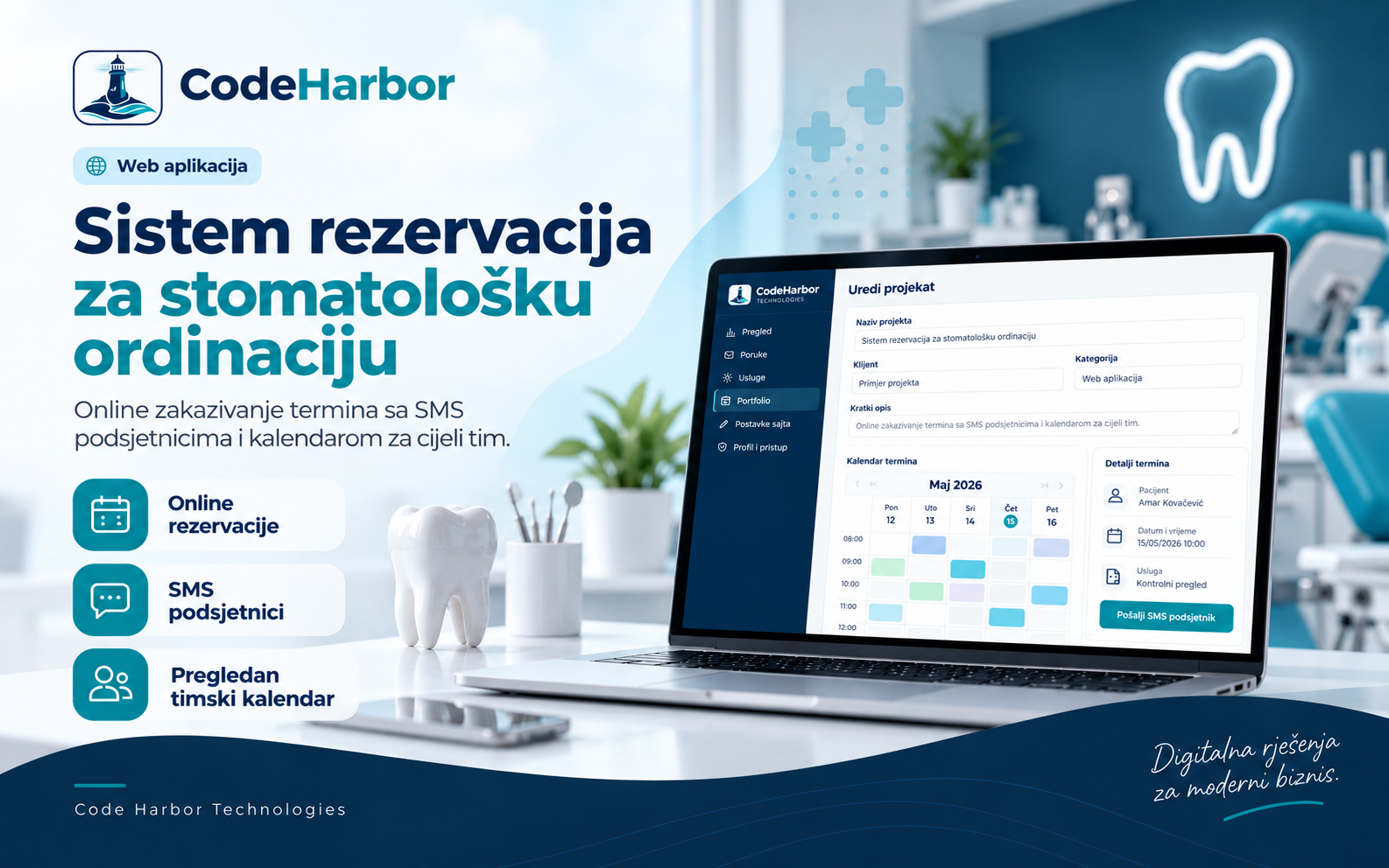 Sistem rezervacija za stomatološku ordinaciju